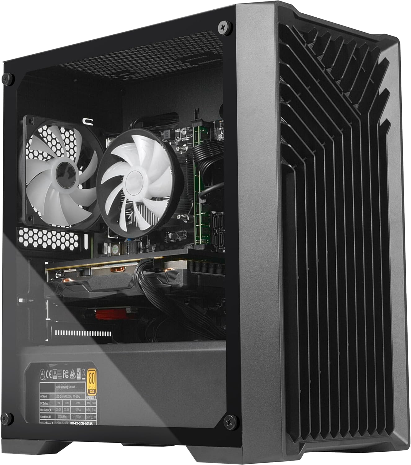 Gaming Desktop PC Computer, Intel Core i7 3.6 GHz up to 4.0 GHz,AMD Radeon RX 580 8G GDDR5,16GB RAM,1TB NVME SSD, Windows 11 Pro, WiFi, Bluetooth 5.0, VR Ready,RGB Fans x4