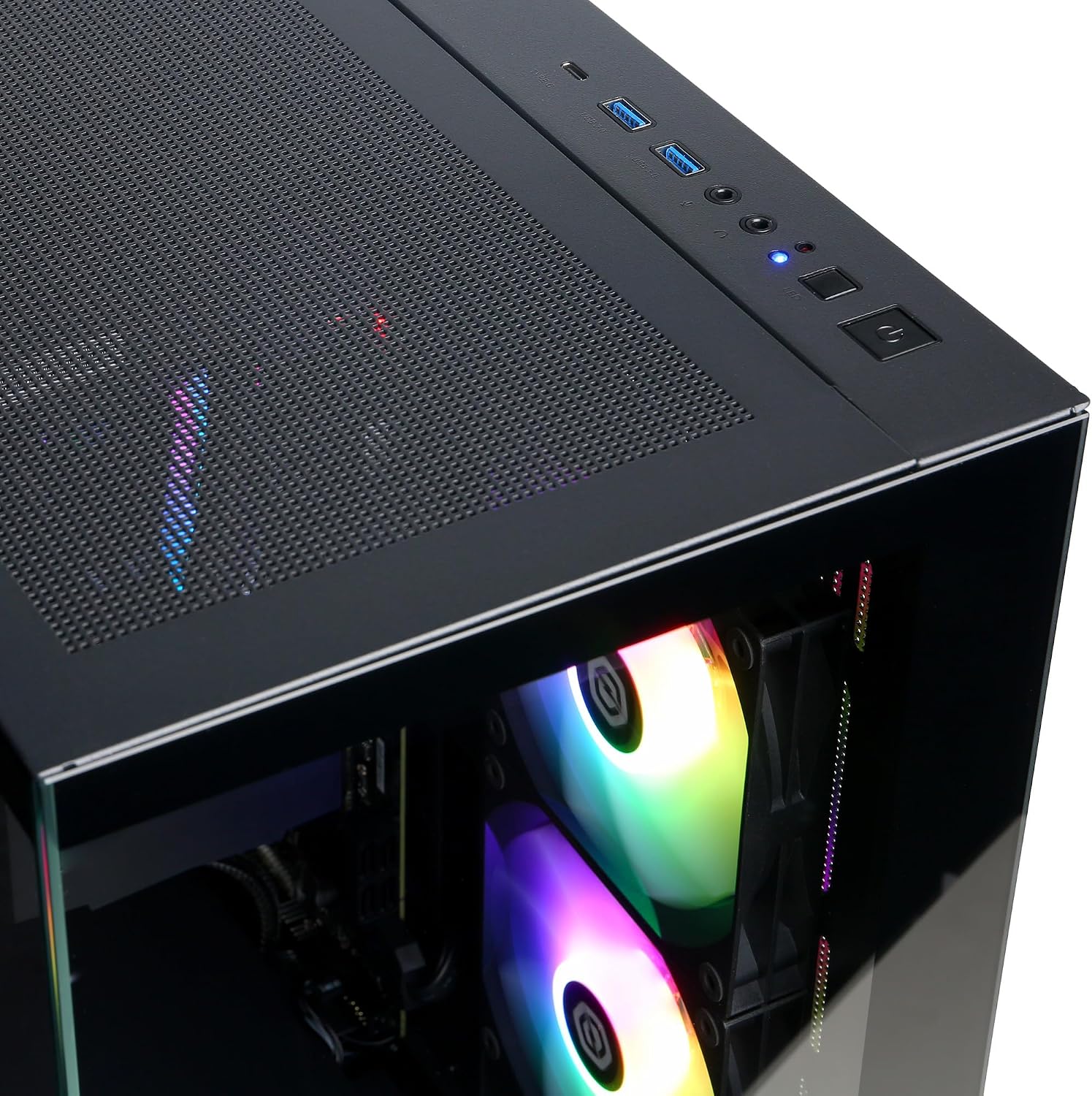 CyberPowerPC Gamer Master Gaming PC AMD Ryzen 5 8400F 4.2GHz, GeForce RTX 5050 8GB, 16GB DDR5, 1TB PCIe 4.0 SSD, WiFi Ready & Windows 11 Home (GMAI6500A3)