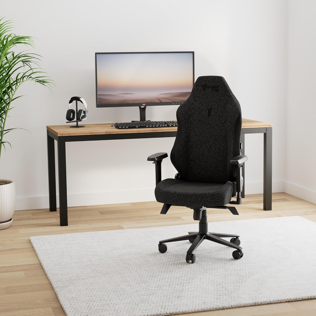 Secretlab Titan Evo Black3 Gaming Chair - Reclining - Ergonomic & Comfortable Computer Chair with 4D Armrests - Magnetic Head Pillow & 4-Way Lumbar Support - Small - Black - Fabric