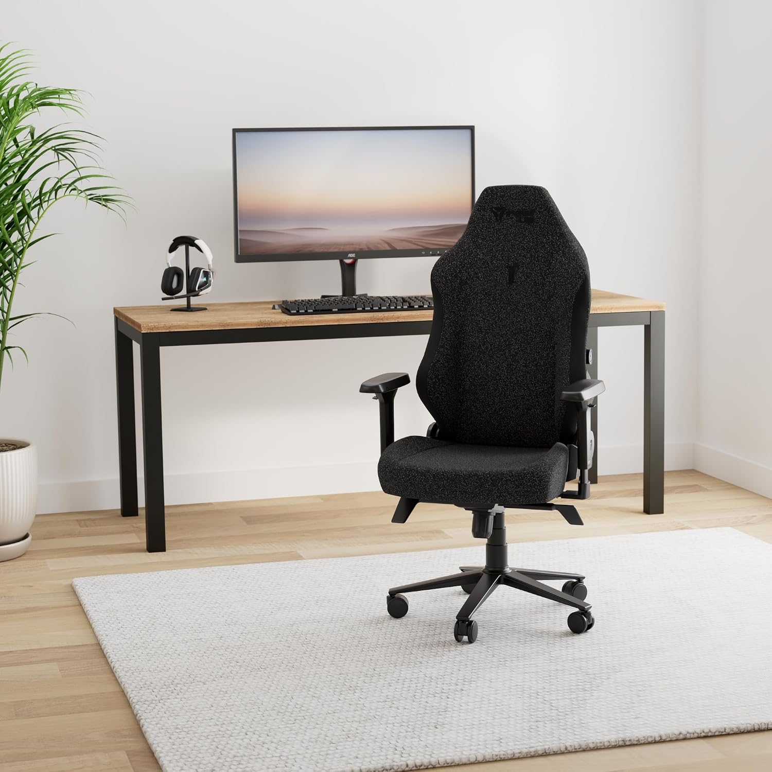 Secretlab Titan Evo Black3 Gaming Chair - Reclining - Ergonomic & Comfortable Computer Chair with 4D Armrests - Magnetic Head Pillow & 4-Way Lumbar Support - Small - Black - Fabric