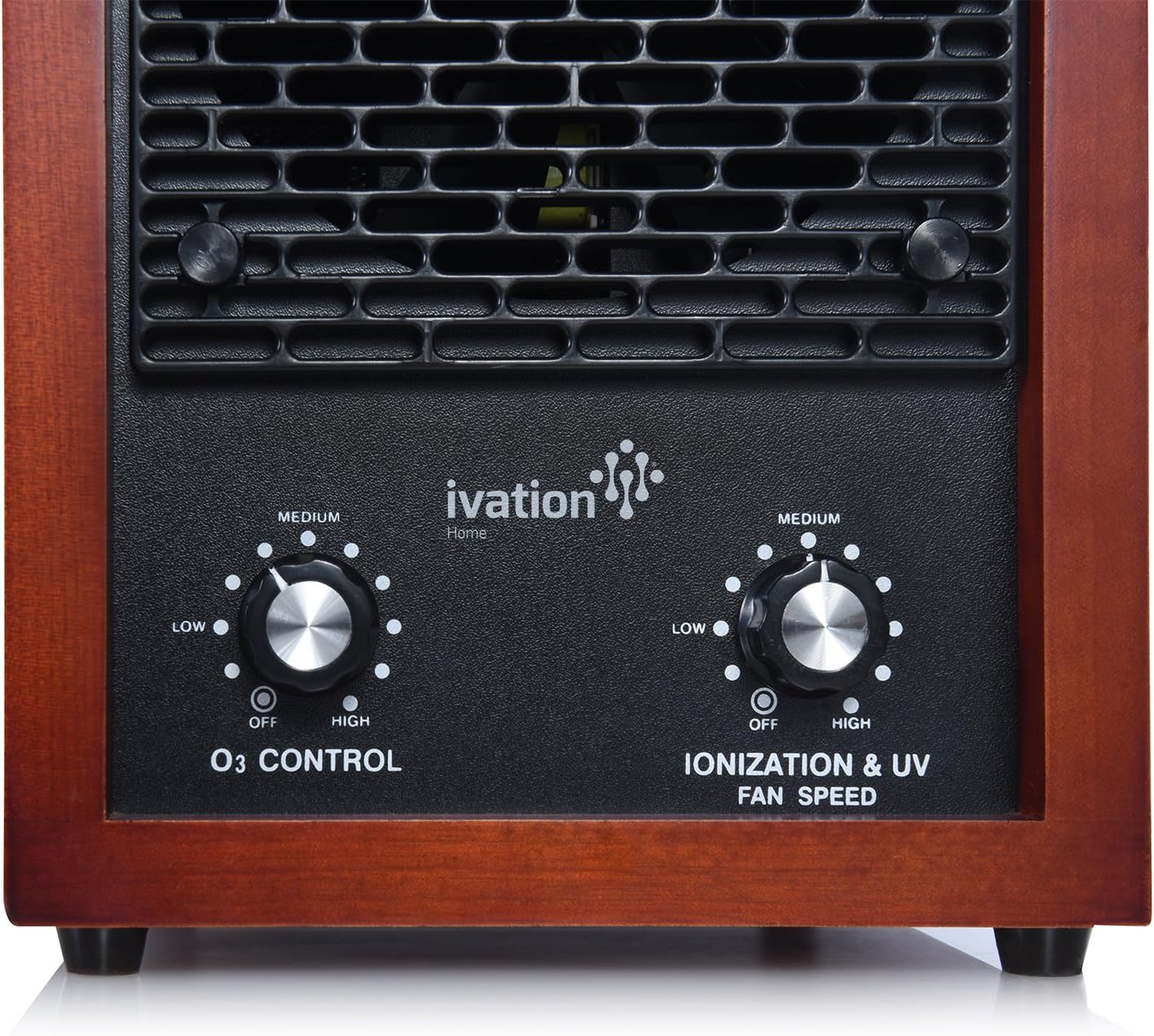 Ivation 5-in-1 HEPA Air Purifier & Ozone Generator, Ionizer & Deodorizer for Up to 3,700 Sq/Ft – Included HEPA, Carbon and Photocatalytic Filters, with UV Light and Negative Ion Generator