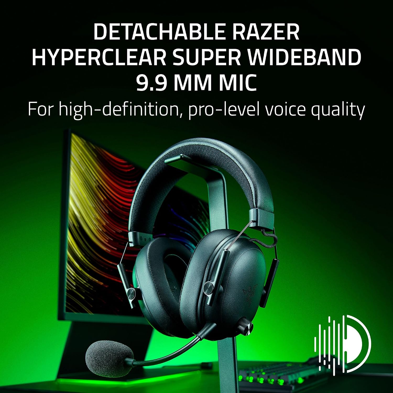Razer BlackShark V3 Wireless Gaming Headset for PC: 50mm Drivers - Super Wideband Mic - 2.4 GHz, Bluetooth, USB - Works with Mac, PS5, Nintendo Switch, Smartphone - 70 Hr Battery - Black