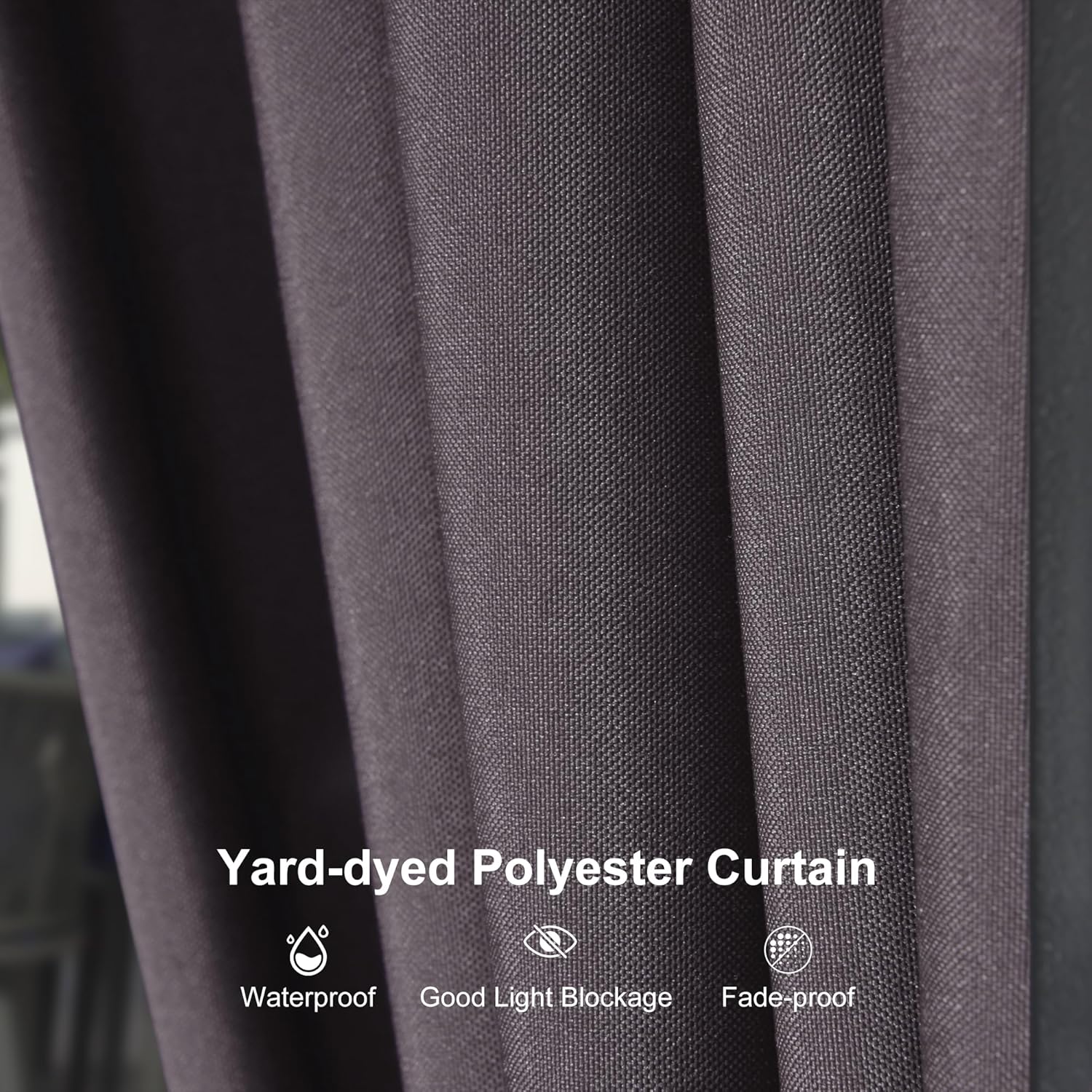 PURPLE LEAF 12' X 18' Patio Hardtop Gazebo Outdoor Pavilion Gazebo with Galvanized Steel Double Roof for Patio Lawn Garden Aluminum with Curtains Grey