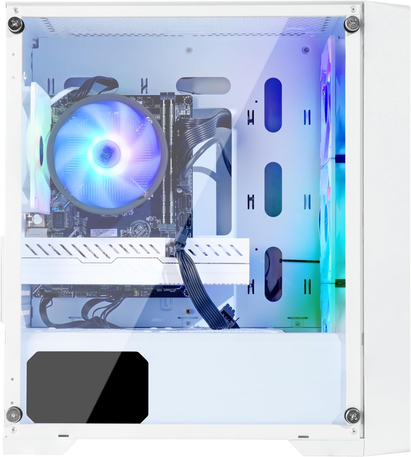 Gaming Desktop PC Computer, Intel Core i7 3.6 GHz up to 4.0 GHz,AMD Radeon RX 580 8G GDDR5,16GB RAM,1TB NVME SSD, Windows 11 Pro, WiFi, Bluetooth 5.0, VR Ready,RGB Fans x4