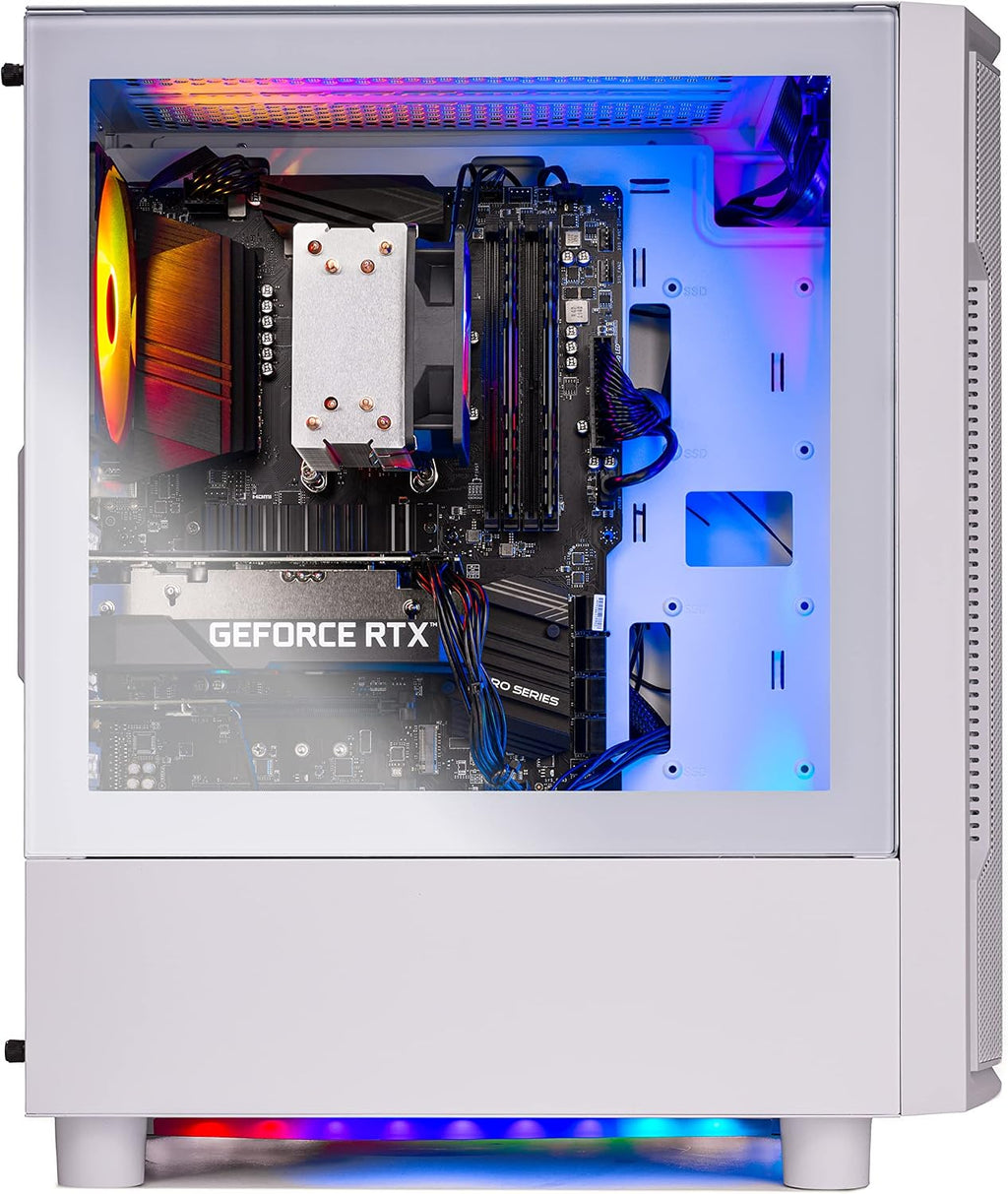 Skytech Archangel Gaming PC Desktop, Intel i5 13400F 2.5 GHz (4.6GHz Turbo Boost), Intel ARC B580 (Better Than 4060), 1TB NVMe SSD, 16GB DDR5 RAM 6000, 650W Gold PSU, Wi-Fi, Win 11