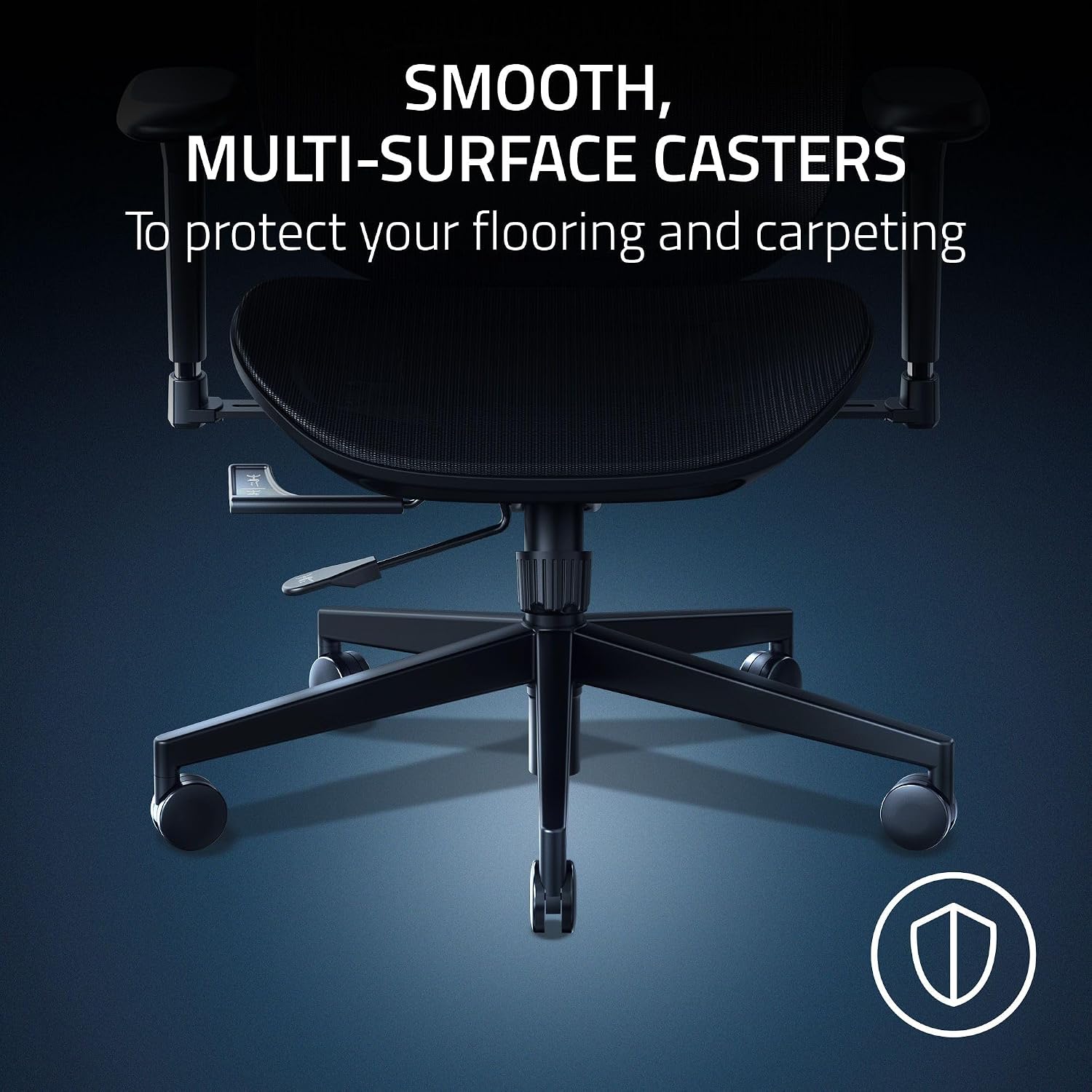Razer Fujin Mesh Ergonomic Gaming Chair: Ultra-Durable & Breathable - 130 Degree Recline - Adjustable Lumbar Support - 3D Padded Armrests - Premium Frame - Sturdy Build