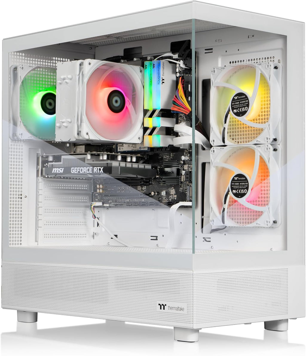 Thermaltake LCGS Vista i350 R4 Gaming Desktop (Intel® Core™ i5-13400F, ToughRam 16GB DDR4 3600MHz RGB Memory, NVIDIA® GeForce RTX™ 3050, 1TB NVMe M.2, WiFi, Windows 11) V27S-B76R-350-LCS