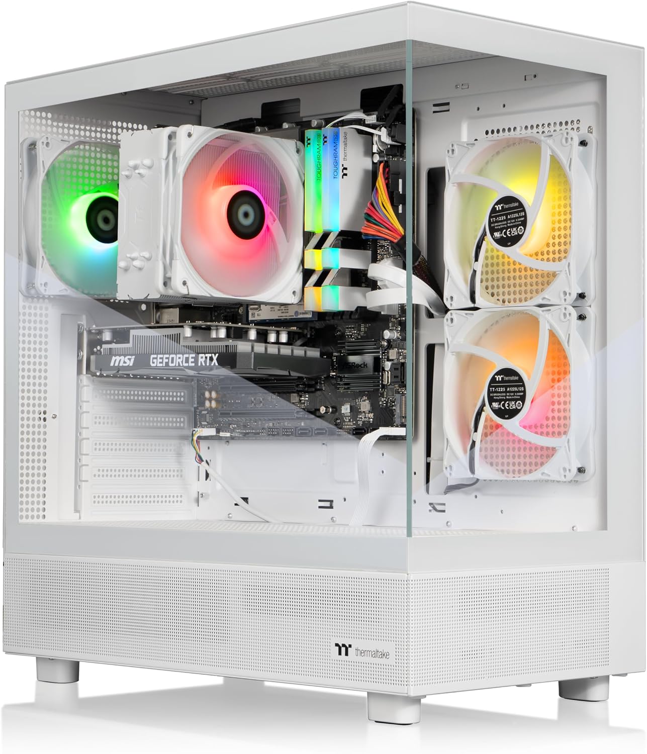 Thermaltake LCGS Vista i350 R4 Gaming Desktop (Intel® Core™ i5-13400F, ToughRam 16GB DDR4 3600MHz RGB Memory, NVIDIA® GeForce RTX™ 3050, 1TB NVMe M.2, WiFi, Windows 11) V27S-B76R-350-LCS