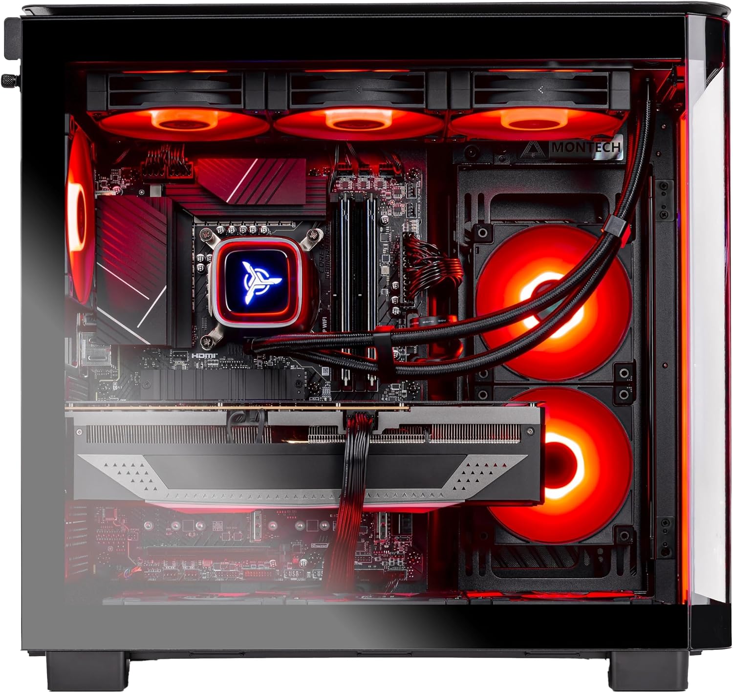 Skytech Gaming King 95 Gaming PC, AMD Ryzen 7 9850X3D 4.7GHz, NVIDIA RTX 5080 16GB VRAM, 2TB NVMe SSD, 32GB DDR5 RAM 6000, 850W Gold ATX 3 PSU, 360 ARGB AIO, WI-FI 5, Windows 11, Desktop