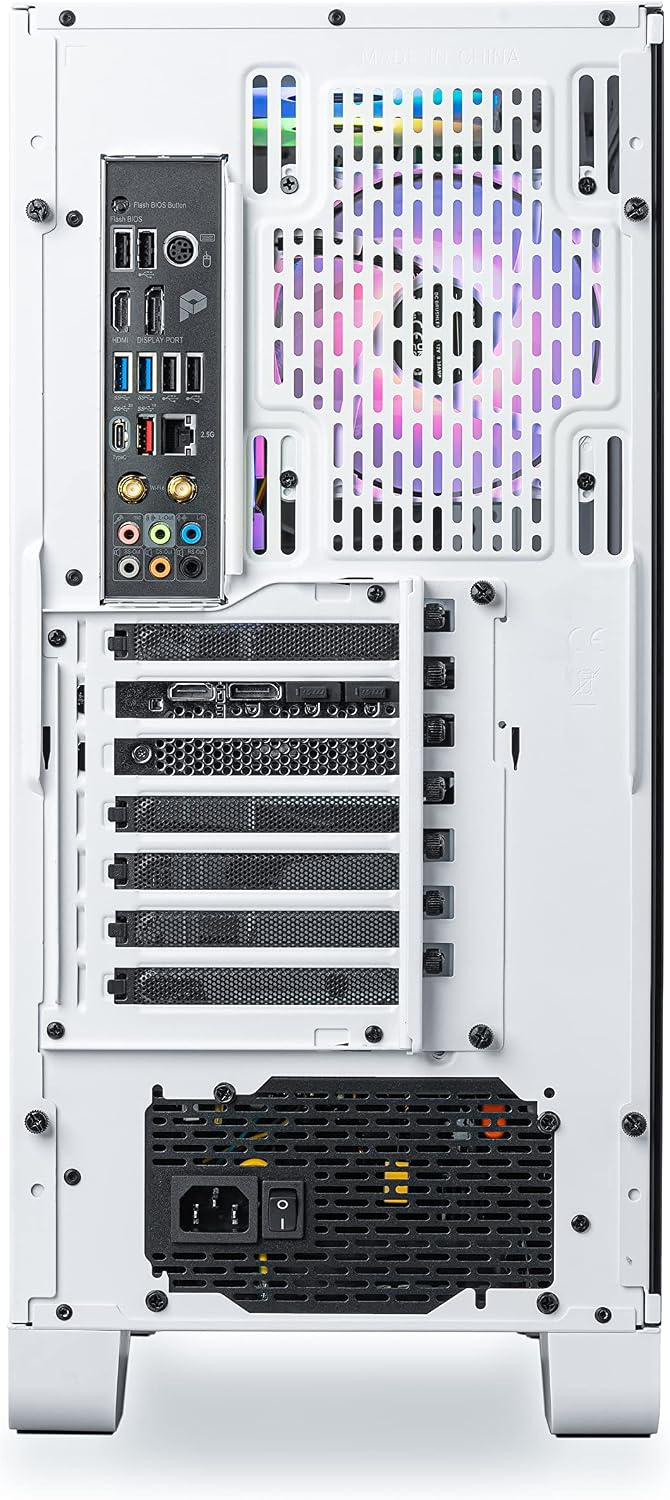 Thermaltake LCGS Glacier 460 AIO Liquid Cooled CPU Gaming Desktop (AMD Ryzen™ 5 5600X 6-core, ToughRam DDR4 3600Mhz 16GB RGB Memory, NVIDIA® GeForce RTX™ 4060, 1TB NVMe M.2, WiFi) S3GL-B550-460-LCS