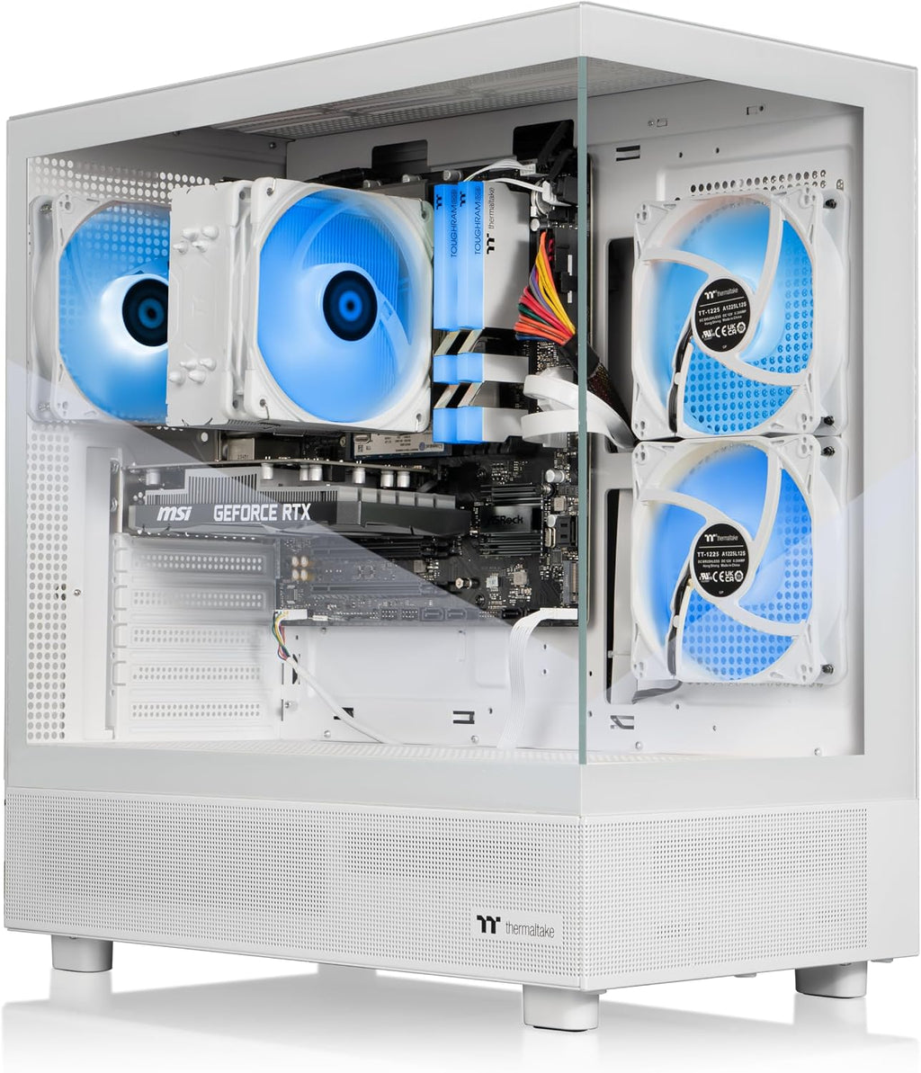 Thermaltake LCGS Vista i350 R4 Gaming Desktop (Intel® Core™ i5-13400F, ToughRam 16GB DDR4 3600MHz RGB Memory, NVIDIA® GeForce RTX™ 3050, 1TB NVMe M.2, WiFi, Windows 11) V27S-B76R-350-LCS
