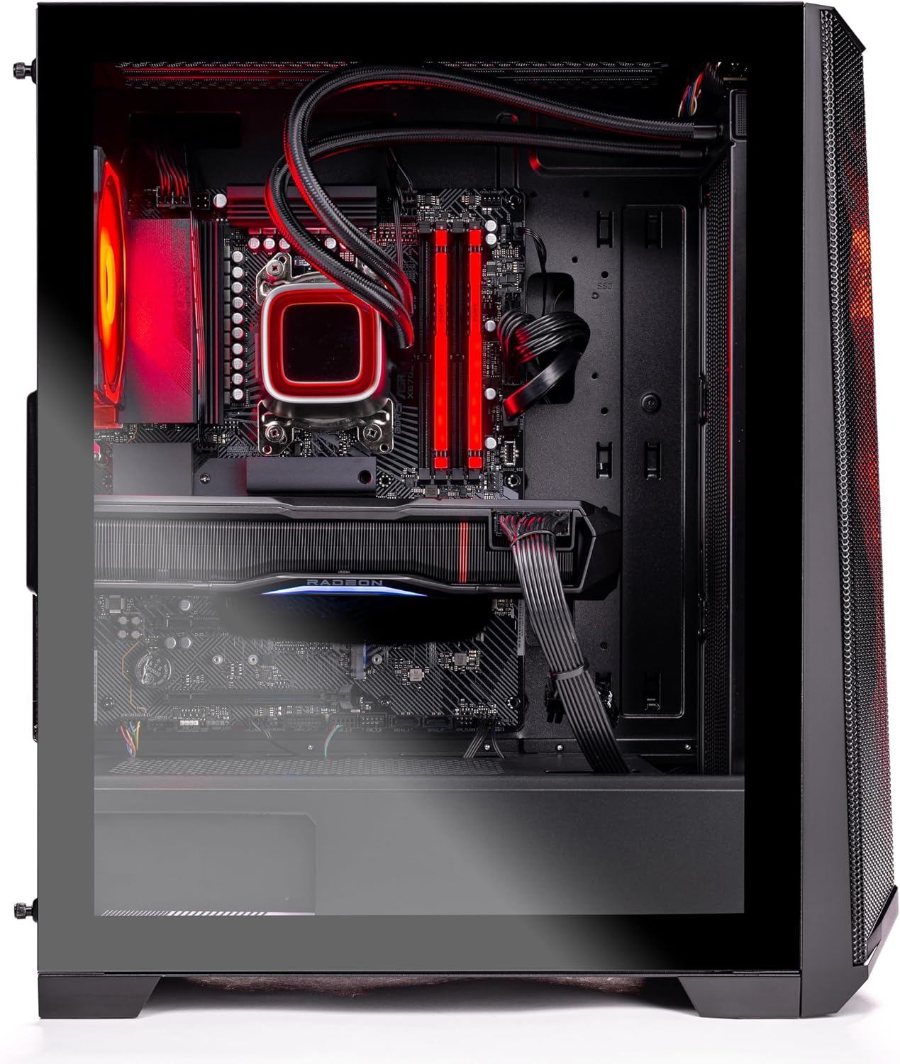 Skytech Gaming Chronos Gaming PC Desktop – Intel Core i7 13700K 3.4 GHz, NVIDIA RTX 4070, 1TB NVME SSD, 32GB DDR5 RAM RGB, 750W Gold PSU, 360mm AIO, 11AC Wi-Fi, Windows 11 Home 64-bit,Black