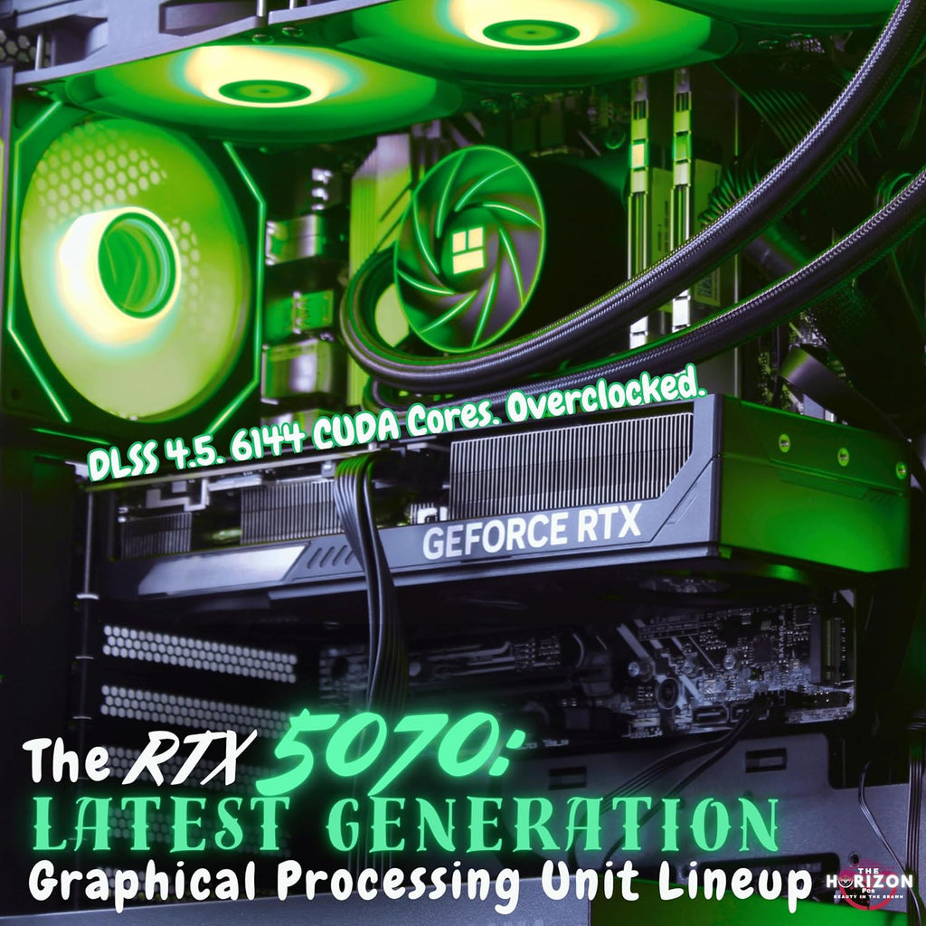 The Horizon Autherium Dragon RGB I9 RTX Gaming PC || 64GB RAM || 10TB High Speed Storage || Core I9 Upto 5.4Ghz || RTX 5070 OC || Windows 11 PRO || 360MM AIO || 2.4GB/s WiFi 6E, VR and Gaming Ready
