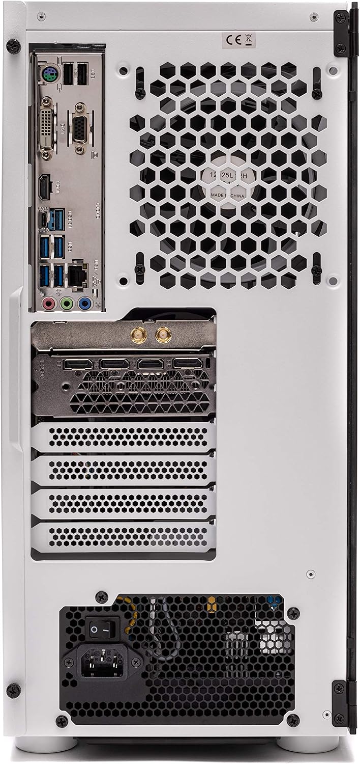 Skytech Archangel Gaming Computer PC Desktop – Ryzen 5 3600 3.6GHz, GTX 1660 6G, 500GB SSD, 8GB DDR4 3200MHz, RGB Fans, Windows 10 Home 64-bit, 802.11AC Wi-Fi