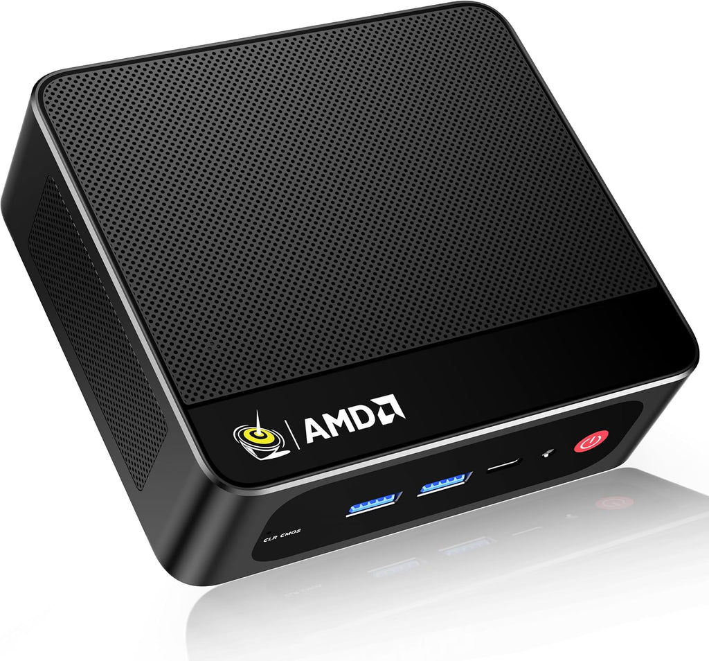 Beelink Mini PC SER5 5500U AMD Ryzen 5 (6C/12T, 2.1/4.0GHz) 16GB DDR4 500GB M.2 SSD Mini Computer, Radeon Graphics 7cores 1800 MHz, 2.5G LAN, Wifi6/BT5.2,HDMI/DP/Type-c/4K Triple Display Micro PC