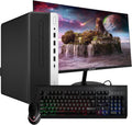 HP ProDesk 600G4 Desktop Computer | Hexa Core Intel i5 (3.2GHz) | 16GB DDR4 RAM | 500GB SSD Solid State | Windows 11 | New 24in LCD Monitor | RGB Keyboard & Mouse | Home or Office PC (Renewed)