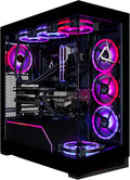 CLX Horus Gaming PC - AMD Ryzen 9 9950X3D 4.3GHz, GeForce RTX 5090, 2TB NVMe M.2 SSD, 8TB HDD, 96GB DDR5 RGB Memory, 360mm AIO, WiFi, Windows 11 Home, Black