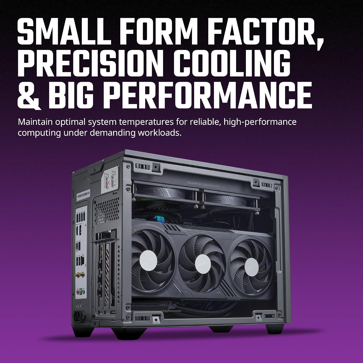 Cooler Master NR2 Pro Mini ITX – Intel i7 14700F - NVIDIA GeForce RTX 4070 Super - 32GB DDR5 5600MHz - 1TB M.2 NVMe SSD - WiFi - Windows 11-280mm AIO Gaming PC
