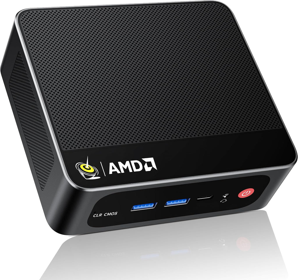 Beelink Mini PC, SER5 Pro 5625U AMD Ryzen 5 (Up to 4.3GHz) 16GB DDR4 480GB M.2 SSD Mini Desktop Computer, 2.5Gbps LAN, Wifi6/BT5.4,HDMI/DP/Type-c/4K Triple Display Micro PC