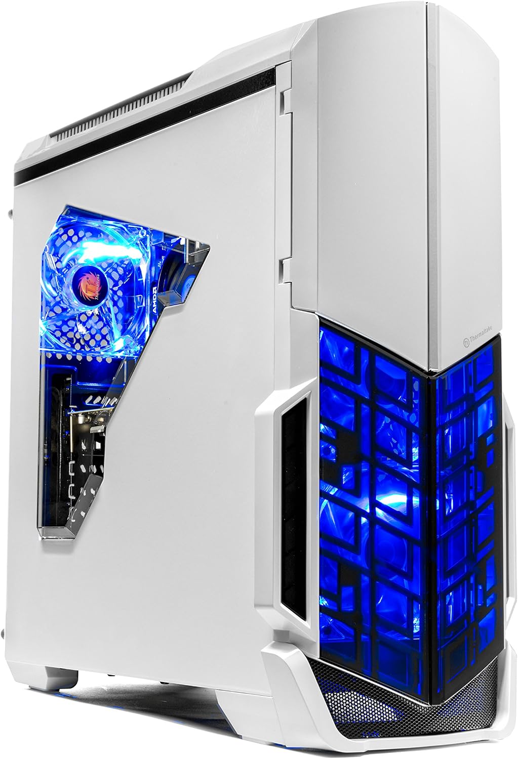 [Ryzen & GTX 1050 Ti Edition] SkyTech Archangel Gaming Computer Desktop PC Ryzen 1200 3.1GHz Quad-Core, GTX 1050 Ti 4GB, 8GB DDR4 2400, 1TB HDD, 24X DVD, Wi-Fi USB, Windows 10 Home 64-bit