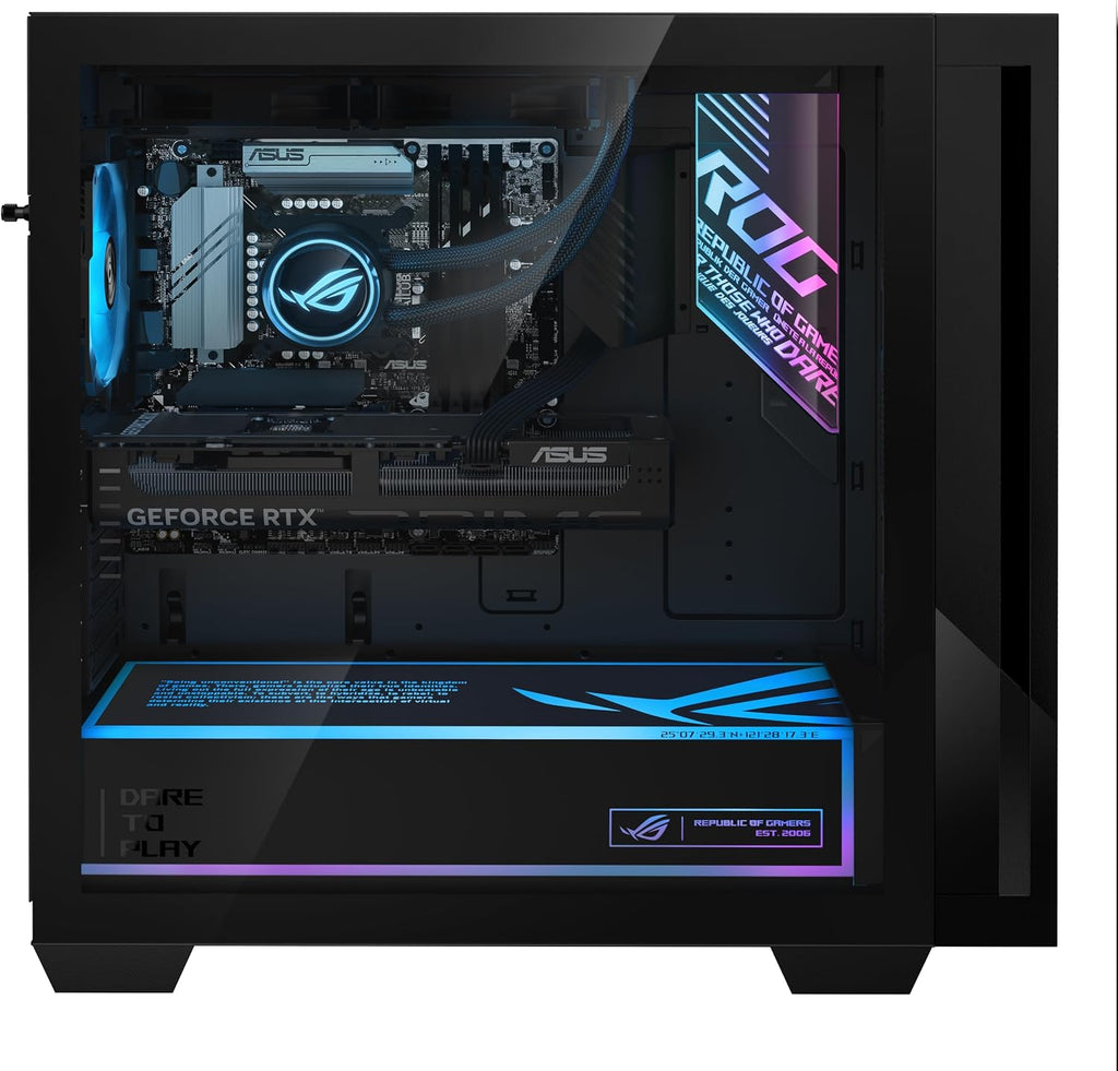 ASUS ROG G700 (2025) Liquid Cooling, Gaming Desktop PC, Intel® Core™ Ultra 9 285K Processor, NVIDIA® GeForce RTX™ 5080, 2TB M.2 NVMe™ PCIe® 4 SSD, 32GB DDR5 RAM, Windows 11 Pro, G700TF-XS987