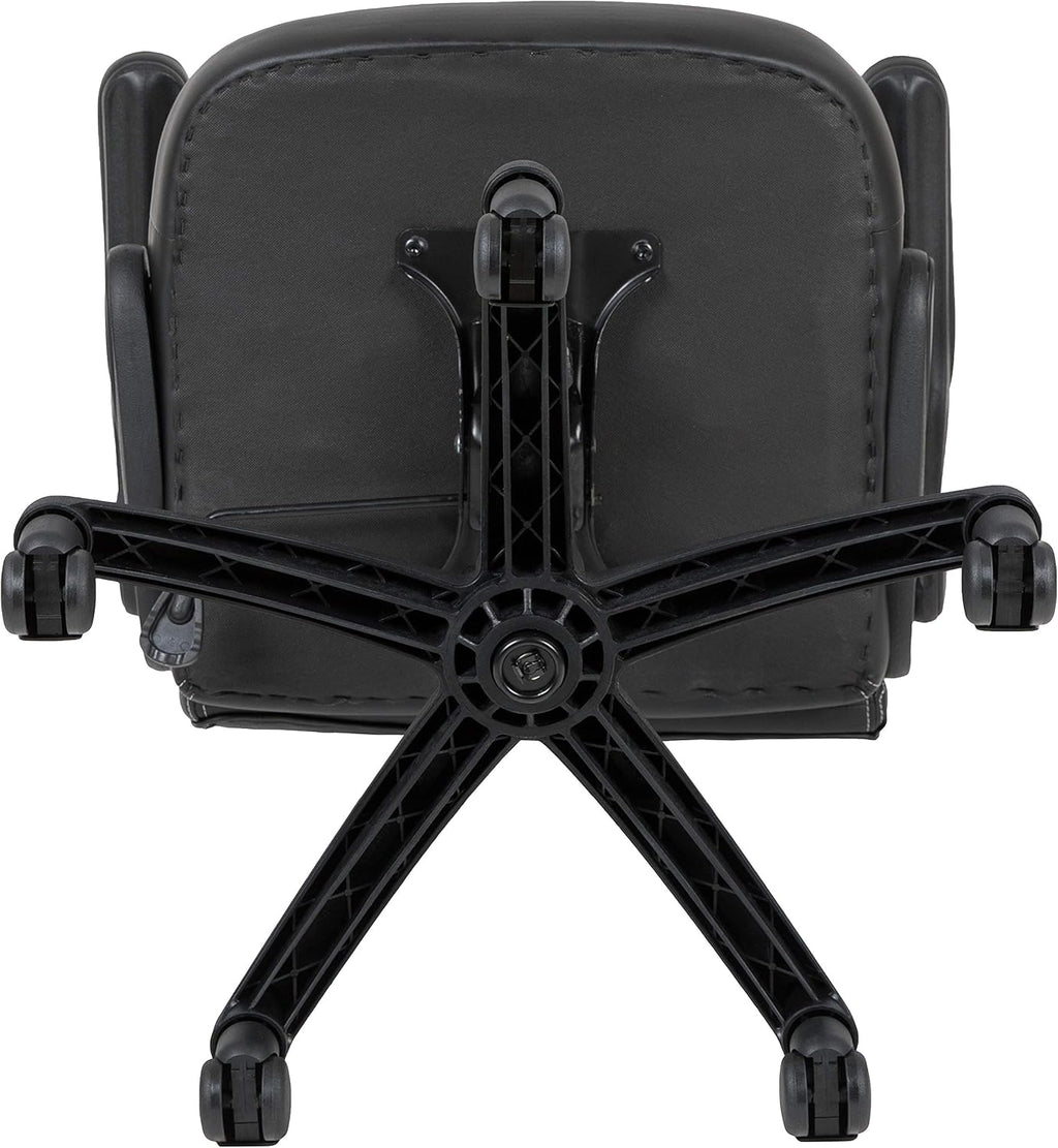 Flash Furniture X10 High-Back LeatherSoft Racing Style Gaming Chair with Flip-Up Arms, Ergonomic Padded Swivel Computer Chair, Pink/Black