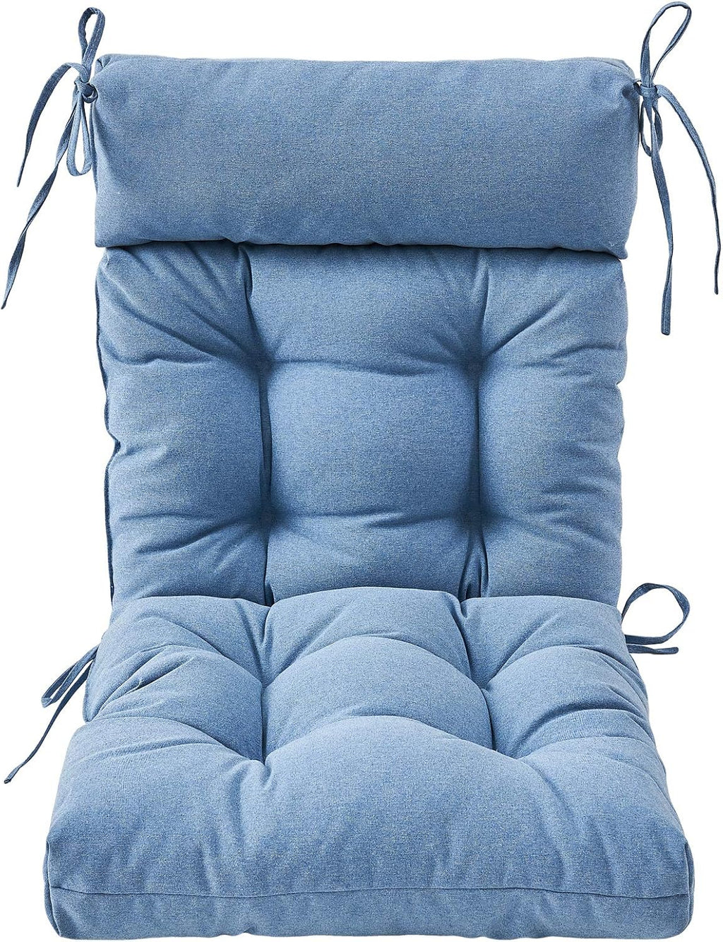 ARTPLAN Patio Chair Cushion,Tufted Adirondack Outdoor Chair Cushion,Wicker High Back Outdoor Seat Cushion,Set of 4,21'X21'X4' (4 Pack)