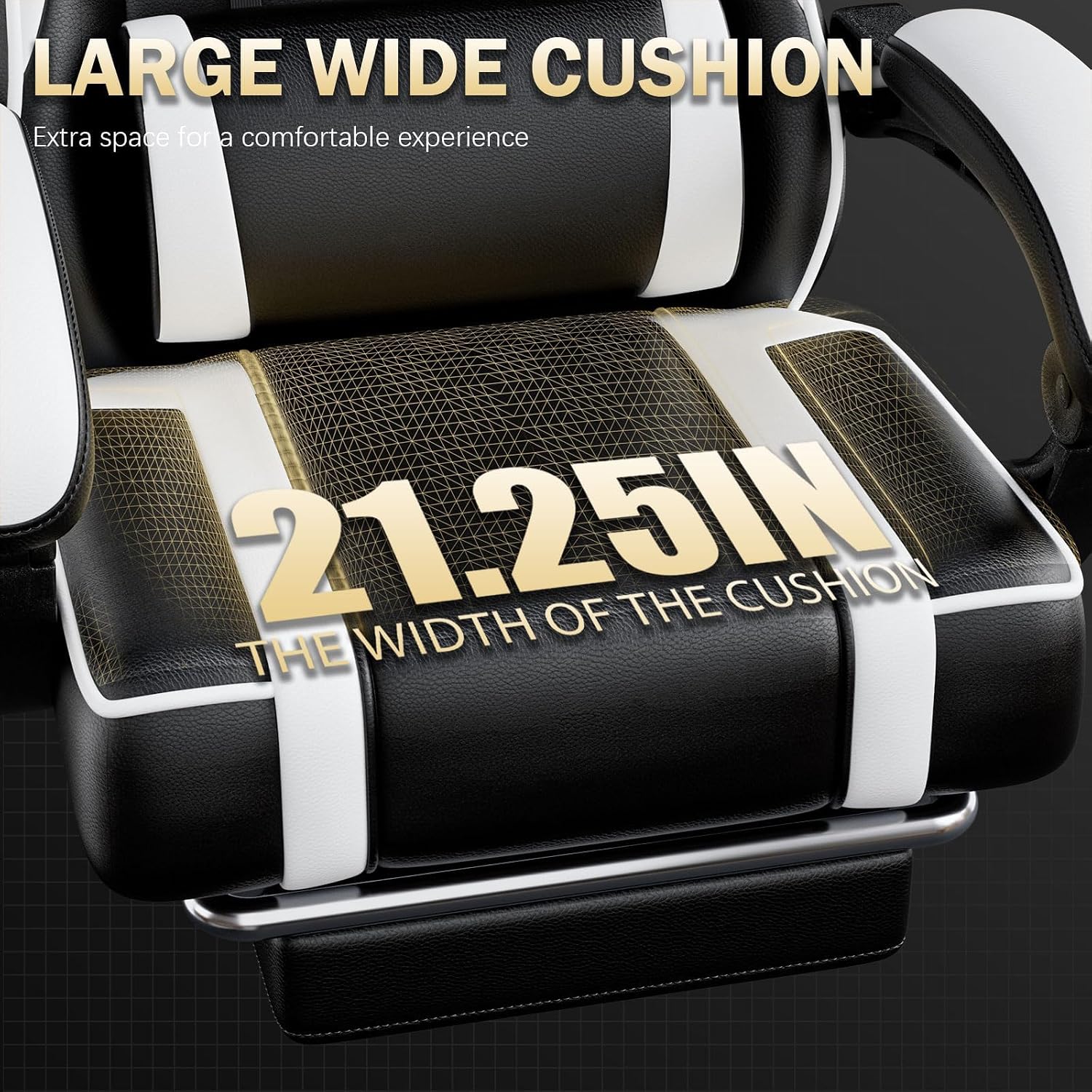 Gaming Chair, Computer Chair with Footrest and Lumbar Support, Ergonomic Video Game Chair with Headrest, Height Adjustable Gamer Chair Office Desk Chair