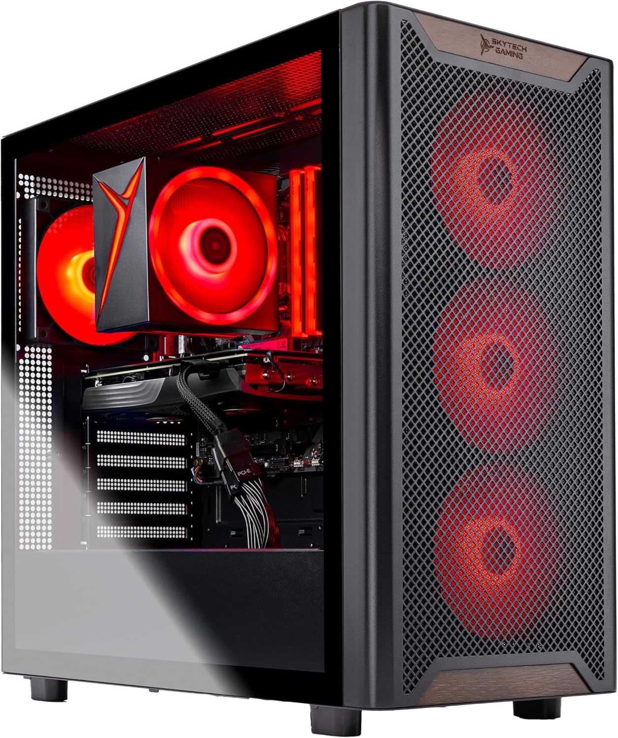 Skytech Gaming Chronos 3 Gaming PC, Intel i5 14400F 2.5GHz, NVIDIA RTX 5050 8GB VRAM, 1TB NVMe SSD, 16GB DDR4 RAM 3200, 650W Gold PSU, WI-FI 5, Windows 11, Desktop
