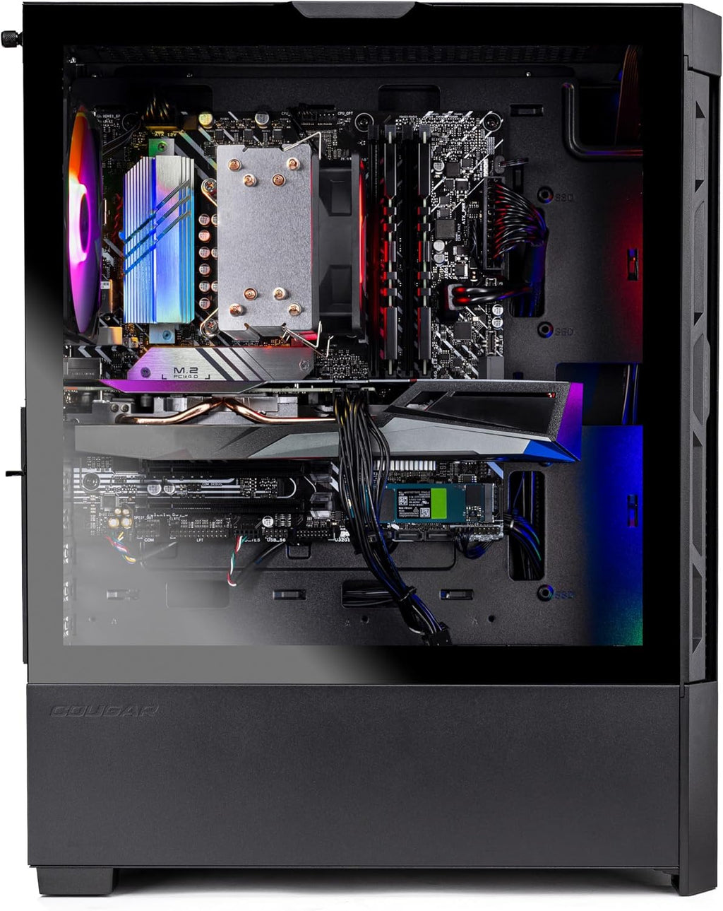 Skytech Gaming Blaze4 Mini Desktop PC, Ryzen 7 5700 3.7 GHz (4.6GHz Turbo), NVIDIA RTX 5060 Ti 8GB, 1TB Gen4 NVMe SSD, 32GB DDR4 RAM 3200, 650W Gold PSU, Wi-Fi, Win 11