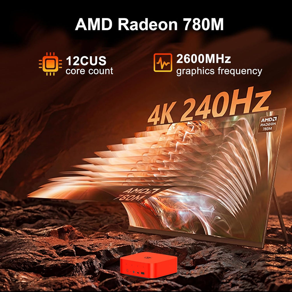 Beelink Mini PC SER9 Pro AMD Ryzen 7 255 (8C/16T,3.8/4.9GHz),24G LPDDR5X 6400MT/s 1TB PCIe4.0 Mini Computers, Radeon 780M Gaming PC, Triple Display,2.5G LAN/Pre-Installed Openclaw/Ubuntu System