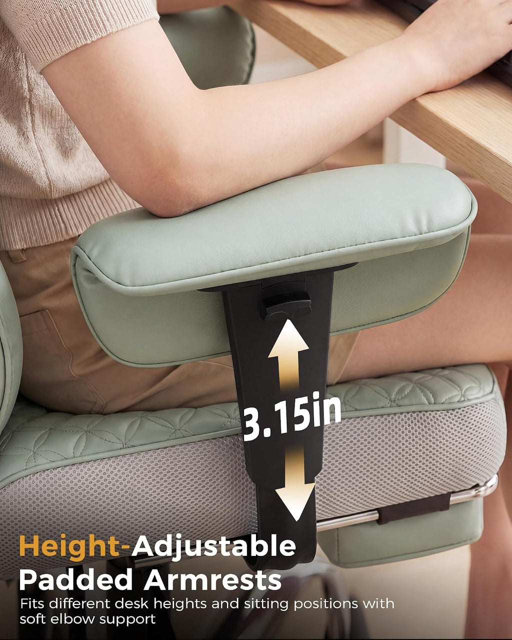 COMHOMA Big and Tall Office Chair Heavy Duty Gaming Chair with Deluxe Embossing Leather High Back Wider Ergonomic Computer Chair with Foot Rest 150°Reclining Pocket Spring Lumbar Support
