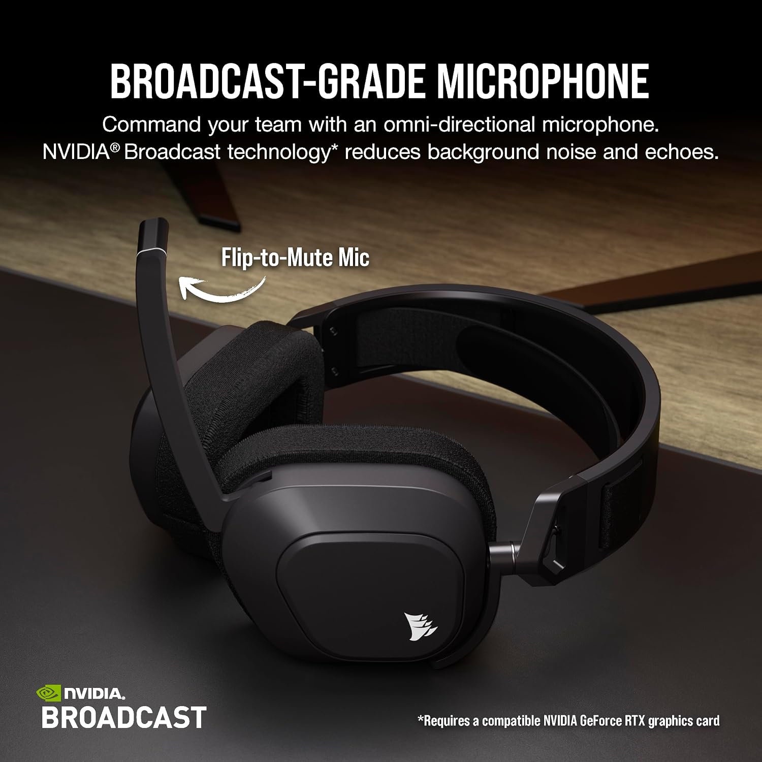 Corsair HS80 MAX Wireless Multiplatform Gaming Headset with Bluetooth – Dolby Atmos – Broadcast Quality Microphone – iCUE Compatible – PC, Mac, PS5, PS4, Mobile – Steel Gray
