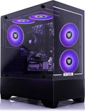 BEASTCOM Q3 Gaming PC Desktop Computer AMD Ryzen 5 3400G, 4K Vega Graphics, 16GB RAM, 512GB M.2 NVMe, 500W 80PLUS PSU, WiFi, Gaming Office Console, Towers Prebuilt PC