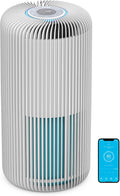 Pure Enrichment PureZone Turbo Smart Air Purifier for Large Rooms (1050 sq. ft. in 30 min.) - 5 Stage Filtration, Smartphone Compatible, Traps Germs, Smoke, & Dust (White)
