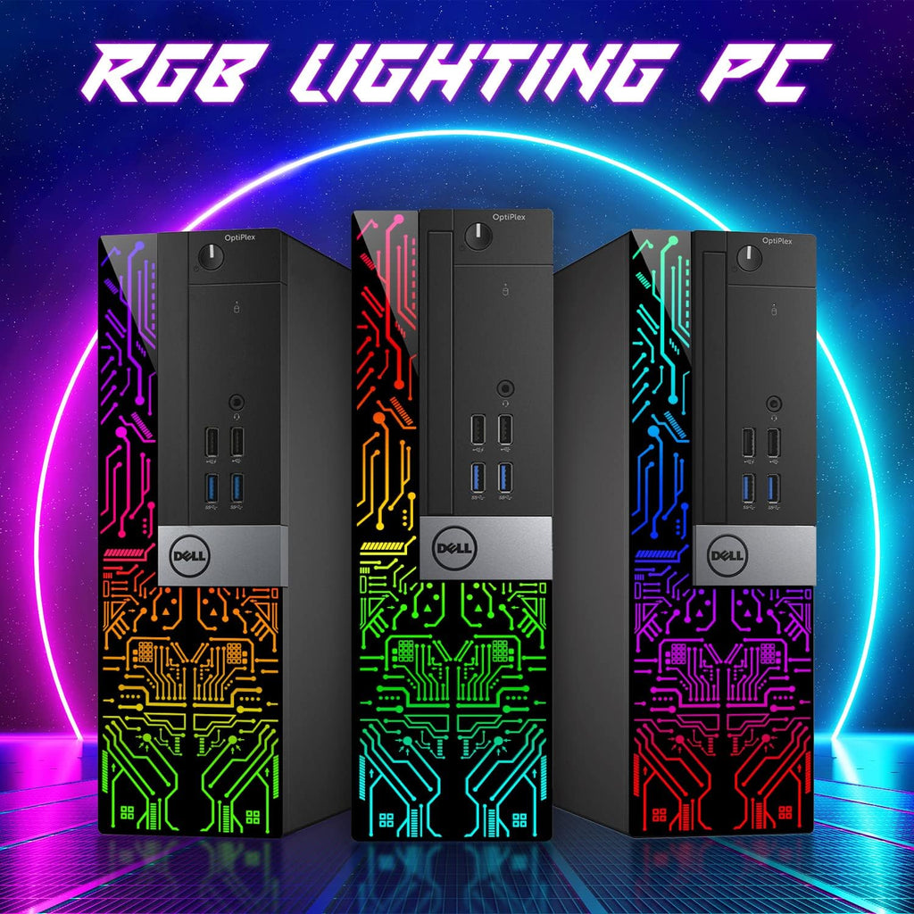 Dell OptiPlex 3060 SFF RGB Computer PC, Intel Core i5-8500, RX 550 4GB GDDR5, 16GB RAM, 512GB NVMe, 1TB HDD, 22 Inch HDMI Monitor, Gaming Speakers, WiFi, Bluetooth, Windows 11 Pro (Renewed)