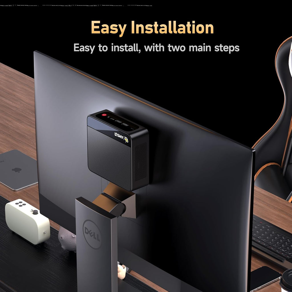 Beelink Mini PC, SER5 Pro 5625U AMD Ryzen 5 (Up to 4.3GHz) 16GB DDR4 480GB M.2 SSD Mini Desktop Computer, 2.5Gbps LAN, Wifi6/BT5.4,HDMI/DP/Type-c/4K Triple Display Micro PC