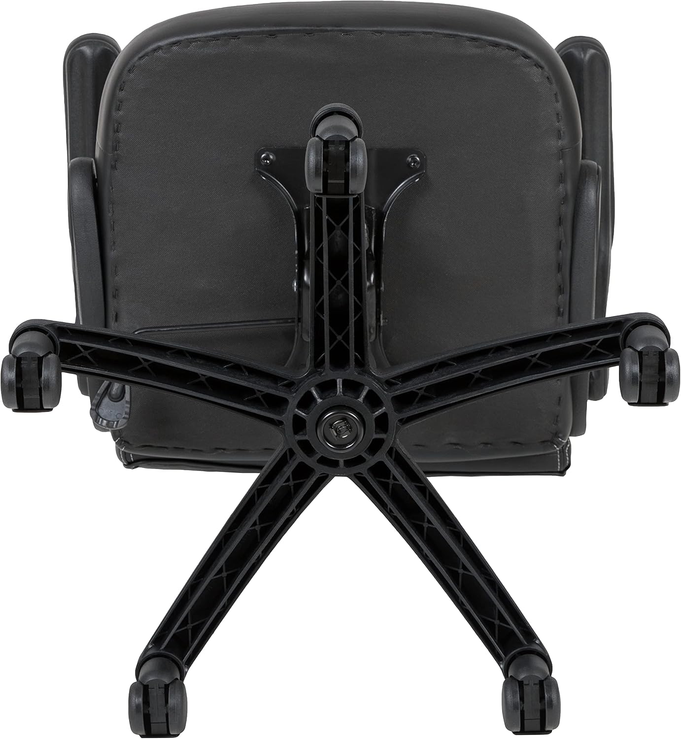 Flash Furniture X10 High-Back LeatherSoft Racing Style Gaming Chair with Flip-Up Arms, Ergonomic Padded Swivel Computer Chair, Gray/Black