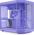 Hyte Y70 Mid-Tower ATX Gaming PC Desktop Case - Panoramic Tempered Glass - Dual Chamber - High Airflow Chassis - PCIE 4.0 Riser Cable Included - New Modern Aesthetic - Taro Milk (Purple)
