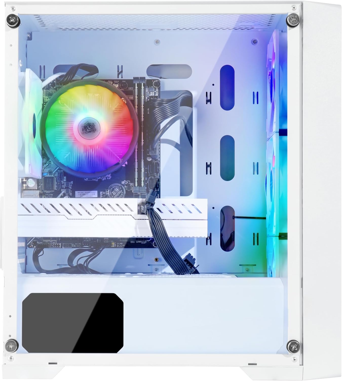 Gaming Desktop PC Computer, Intel Core i7 3.6 GHz up to 4.0 GHz,AMD Radeon RX 580 8G GDDR5,16GB RAM,1TB NVME SSD, Windows 11 Pro, WiFi, Bluetooth 5.0, VR Ready,RGB Fans x4