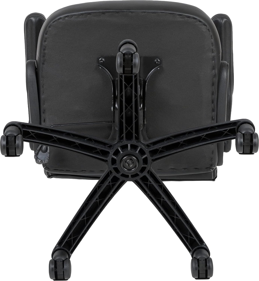 Flash Furniture X10 Gaming Chair Racing Office Ergonomic Computer PC Adjustable Swivel Chair with Flip-up Arms, Purple/Black LeatherSoft