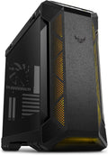 ASUS TUF Gaming GT501 Mid-Tower Gaming Case, EATX Support, Pre-Installed 4 Case Fans, USB 3.0 Front Panel, Smoked Tempered Glass, Steel Construction