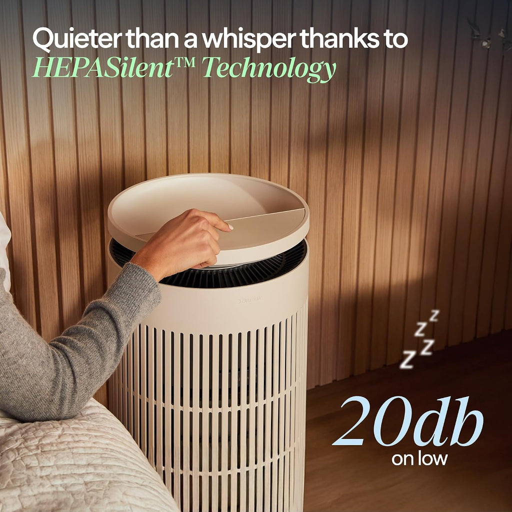 Blueair 2-in-1 Pro Air Purifier & Humidifier for Large Rooms, HEPASilent™ Removes 99.97% Allergens, Dust, Smoke, Up to 1,875 sq ft, Smart App, Skin-Hydration Mode, 360° InvisibleMist™
