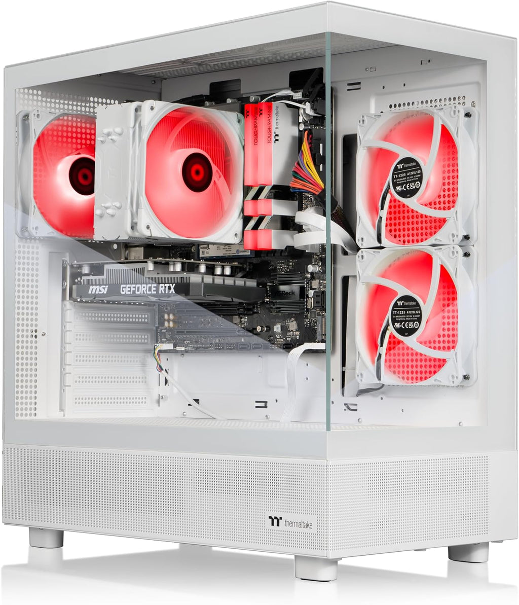 Thermaltake LCGS Vista i350 R4 Gaming Desktop (Intel® Core™ i5-13400F, ToughRam 16GB DDR4 3600MHz RGB Memory, NVIDIA® GeForce RTX™ 3050, 1TB NVMe M.2, WiFi, Windows 11) V27S-B76R-350-LCS