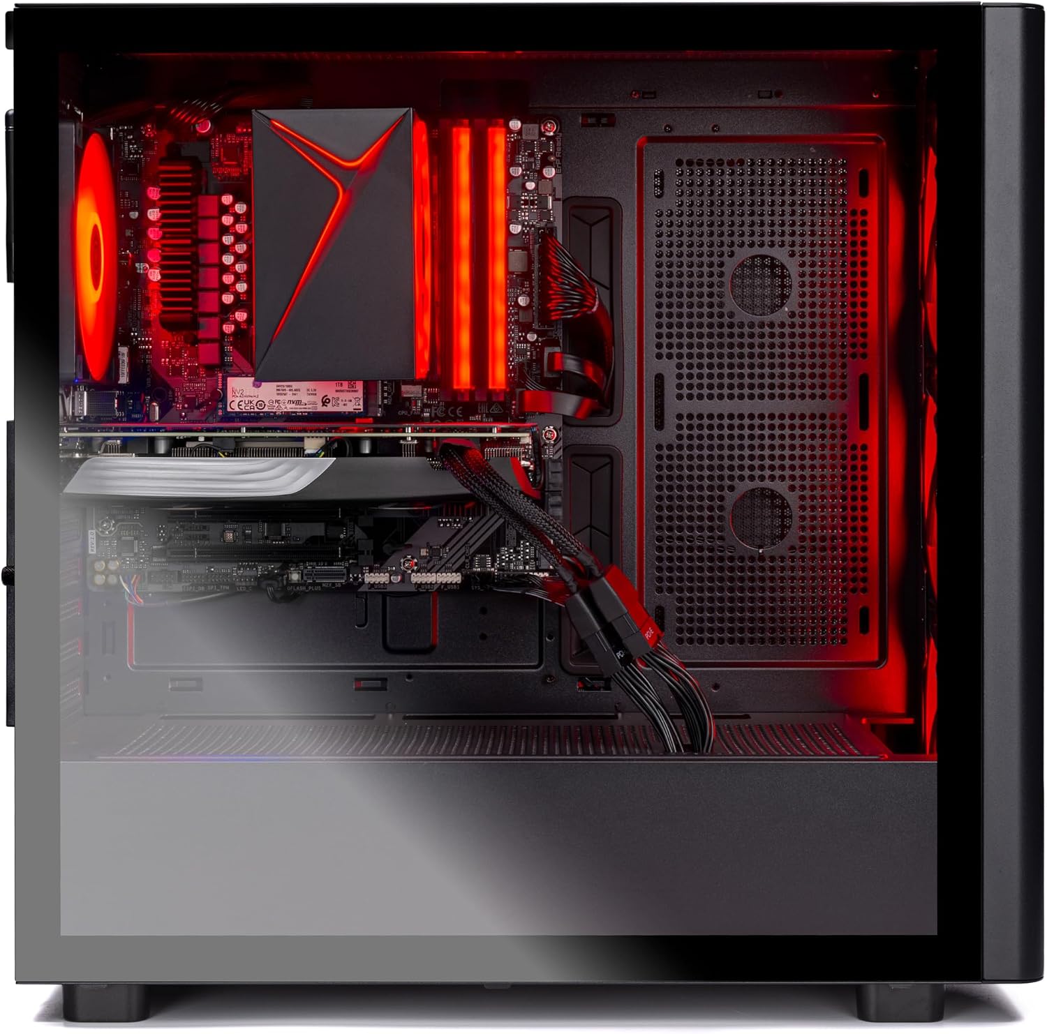 Skytech Gaming Chronos 3 Gaming PC, AMD Ryzen 7 5700 3.7GHz, NVIDIA RTX 5060, 1TB NVMe SSD, 16GB DDR4 RAM 3200, 650W Gold PSU, Wi-Fi, Win 11, Desktop