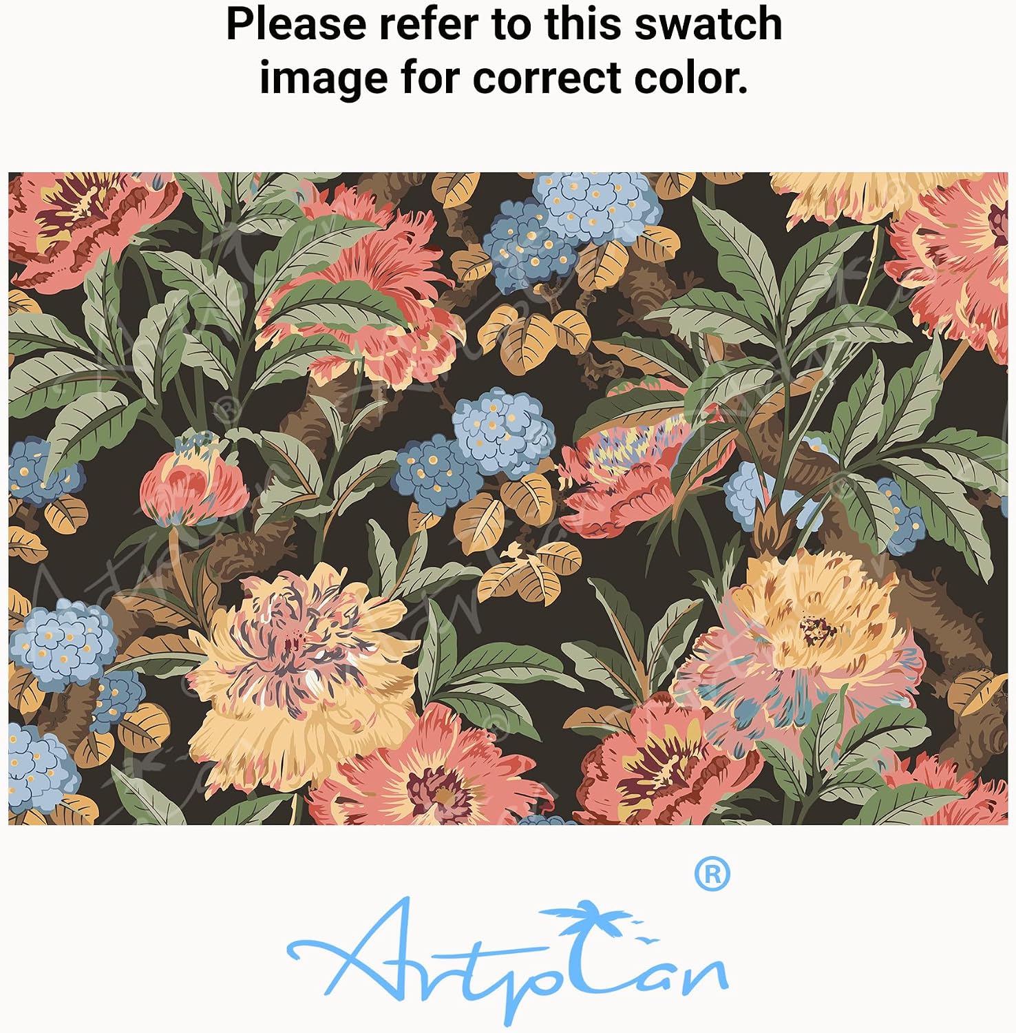 ARTPLAN Outdoor Chair Cushion,Tufted Adirondack Patio Chair Cushion,Wicker High Back Outdoor Seat Cushion,Set of 4,44' L x 21' W x 4' H (4 Pack),Floral