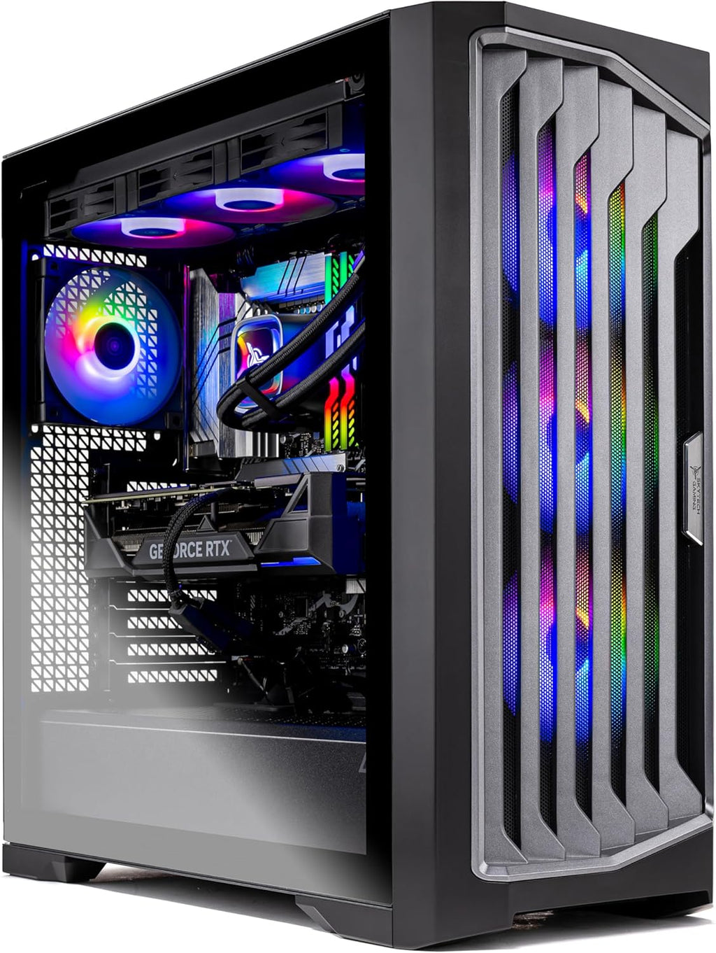 Skytech Gaming Legacy 4 Gaming PC, Intel Ultra 9 285K 5.5GHz, NVIDIA RTX 5080 16GB VRAM, Z890 Board, 2TB Gen4 NVMe SSD, 64GB DDR5 RAM 6000, 1000W Gold ATX 3 PSU, 420 ARGB AIO, WI-FI 7, Windows 11
