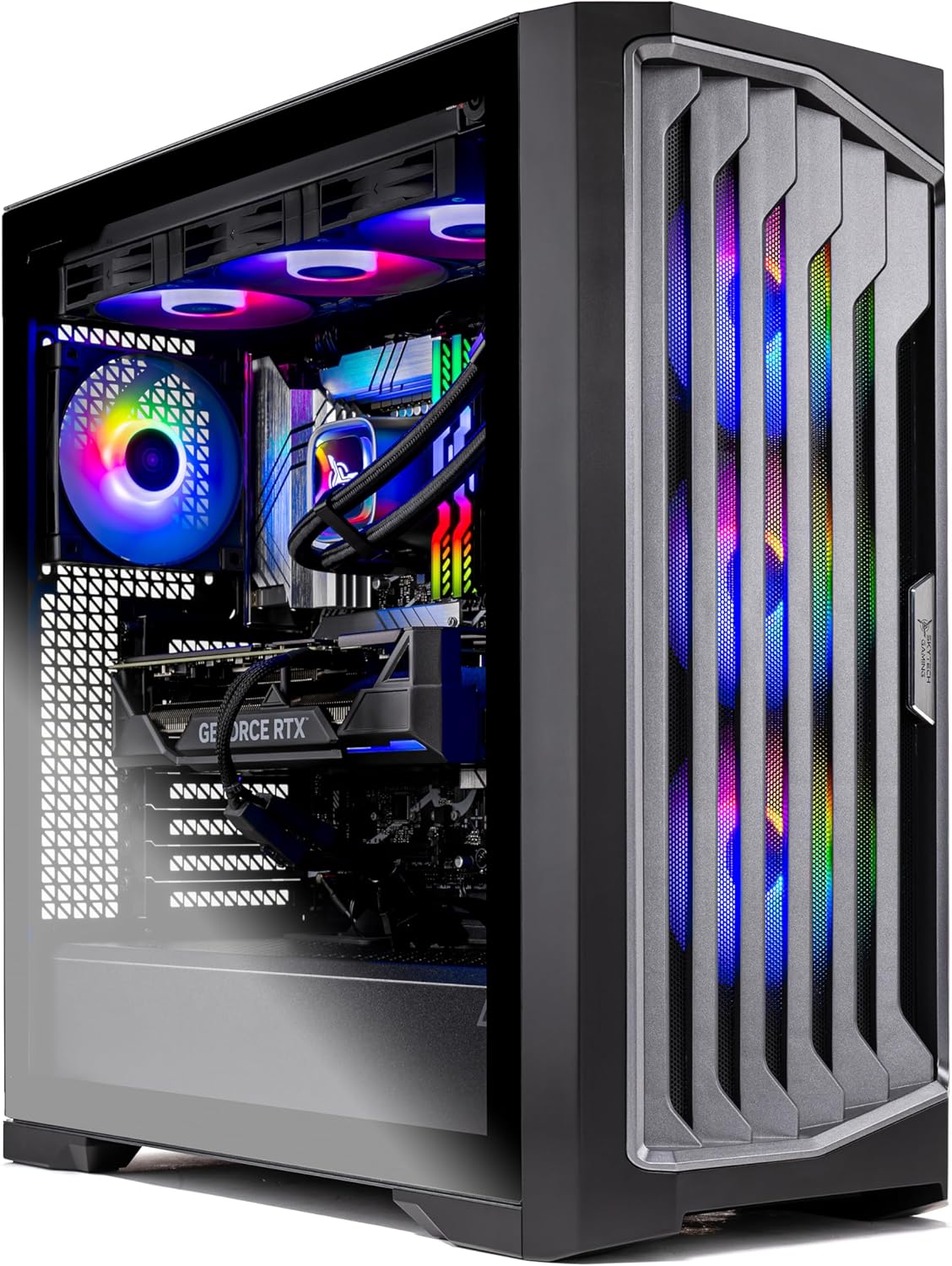 Skytech Gaming Legacy 4 Gaming PC, Intel Ultra 9 285K 5.5GHz, NVIDIA RTX 5080 16GB VRAM, Z890 Board, 2TB Gen4 NVMe SSD, 64GB DDR5 RAM 6000, 1000W Gold ATX 3 PSU, 420 ARGB AIO, WI-FI 7, Windows 11