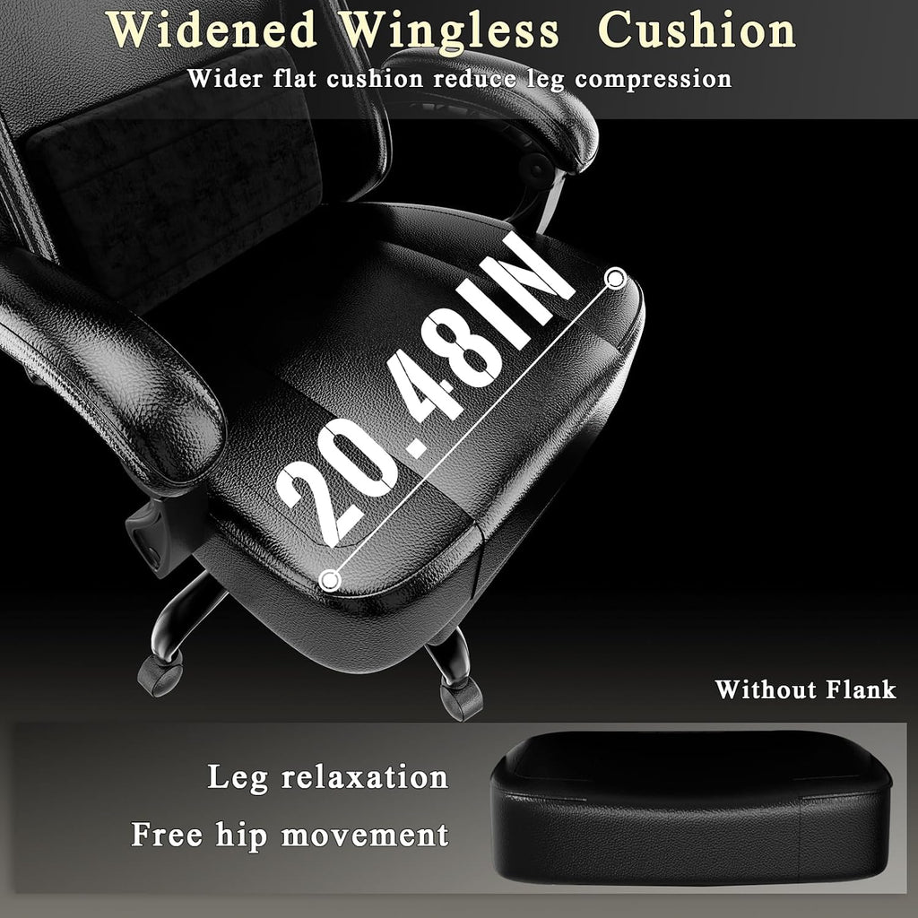Video Game Chair for Adults, Massage Gaming Chair with Footrest, Adjustable Lumbar Pillow Gamer Chair for Kids, Comfortable Computer Chair with Leg Rest