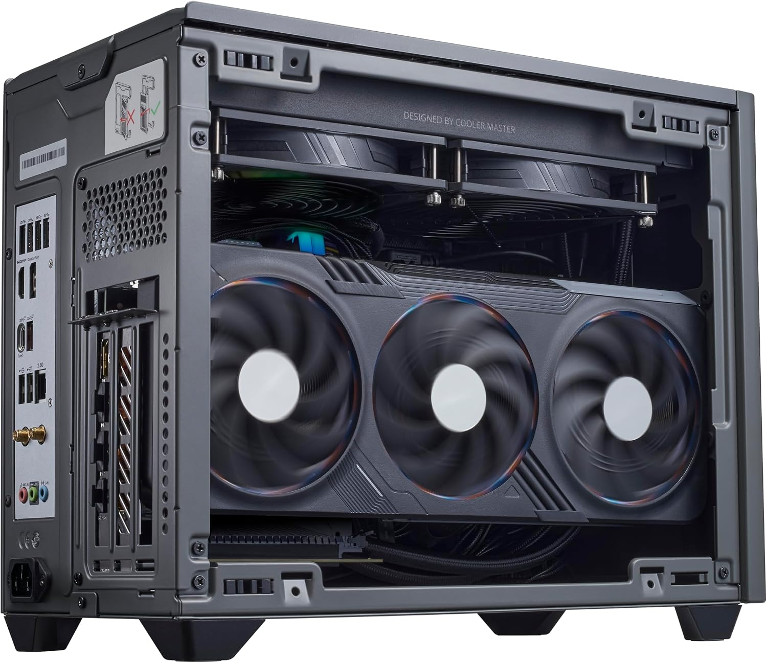 Cooler Master NR2 Pro Mini ITX – Intel i7 14700F - NVIDIA GeForce RTX 4070 Super - 32GB DDR5 5600MHz - 1TB M.2 NVMe SSD - WiFi - Windows 11-280mm AIO Gaming PC